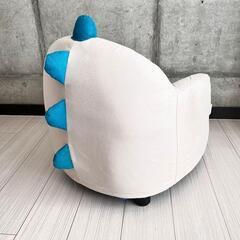 シングルソファ　子供用　白色の画像