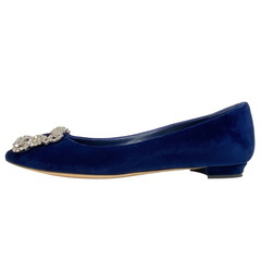 マノロブラニク MANOLO BLAHNIK 22 パンプス ビジュー ハンギシ