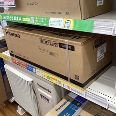【取りに来られる方限定！！】Hisense 2024年製　壁掛けエアコンの画像