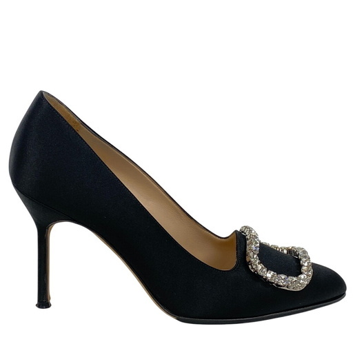 最終お値下げ❗️訳あり美品❗️ マノロブラニク　パンプス マノロブラニク MANOLO BLAHNIK 23 パンプス ビジュー バックル