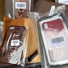 本日写真の携帯ケース！高級本革ケース300円Phone GALAXY AQUOS GALAXY  高級本革ケース300円の画像