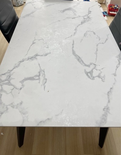 大理石柄 ダイニングテーブル 大きめ
