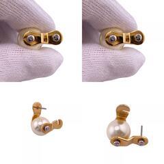 ルイヴィトン LOUIS VUITTON ピアス パール LVスピーディ M68086 ゴールド