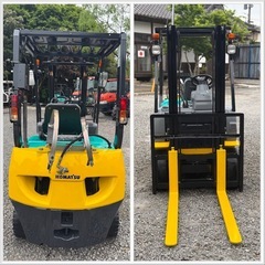 コマツフォークリフト★ Forklift ★ FG15T-20 ★1.5T★アワ1363H ★ノーパンク タイヤ前後 ★ガソリン/ガス★ AT ★下取りOK！の画像