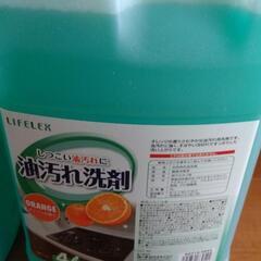 【受付終了】未使用・未開封】業務用 油汚れ洗剤 4L ×2本セット（コーナンオリジナル／長期保管品）の画像