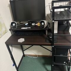 パソコンデスク ラック一体型