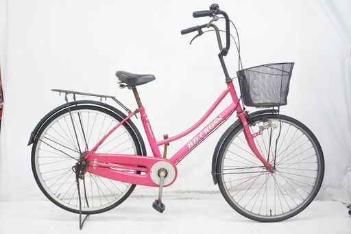 中古】【大阪堺市/引取】シティサイクル/26インチ/6段変速付き