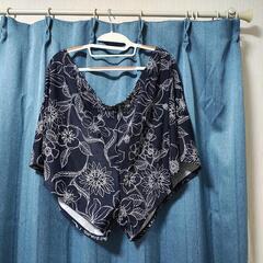８Ｌサイズの水着(ネイビー、紺色) 未使用品の画像