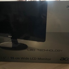 Acer モニター　ジャンク　パソコン　21.5インチの画像