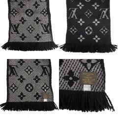 ルイヴィトン LOUIS VUITTON マフラー エシャルプ ロゴマニア シャイン