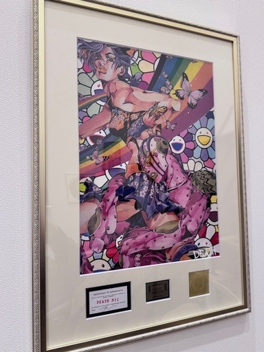 death nyc  ジョジョ　ジブリ　現代アート　シルクスクリーン