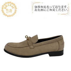 エルメス HERMES 25.5 ローファー ケリー金具 デスタ...