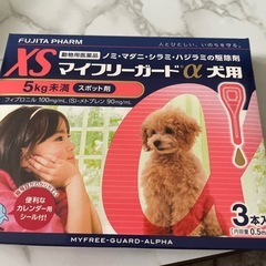 ②マイフリーガードα犬用XS5kg未満