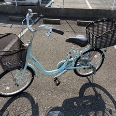 ブリヂストン　自転車　アルミーユミニ　新品に近い