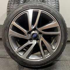 タイヤ走行短め【ROADMARCH 225/45R18】スタッドレス【SUBARU レヴォーグ 純正ホイール 18インチ 7.5J5HPCD114.3+55】22年製　(MTR395)クレジットカード QRコード決済可能の画像