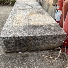 花崗岩庭石diyの画像