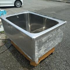 ステンレス 浴槽 中古品 風呂釜 メダカ育成