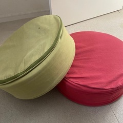 低め　スツール　椅子　クッション？　2個セット