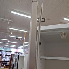 ジモティー見た！で5%OFF【食器棚】ニトリ カップボード キッチンボード ダイニングボード モーションレール ソフトクローズ : ホワイトの画像