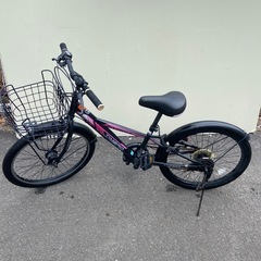 子供用自転車22インチ　6段ギア付き
