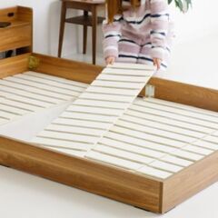 シングルベッド　床置き　宮付　中古　※画像はイメージです