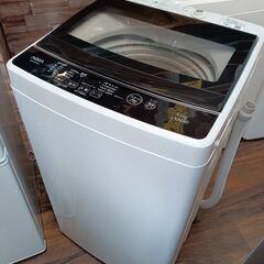 AQUA　ガラストップ洗濯機　5kg　AQW-G50GJ　201...