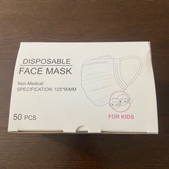 ※残り3箱※   子ども用マスク　50枚入　125✖️90mm  　最大5箱の画像