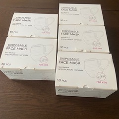 ※残り3箱※   子ども用マスク　50枚入　125✖️90mm  　最大5箱の画像
