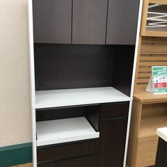 ★ジモティー割あり★KJ10081 サンウッディ 食器棚 ダーク...