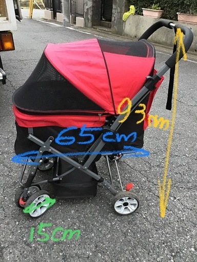 ペットカート赤 (gcat) 京王八王子のその他の中古あげます・譲り