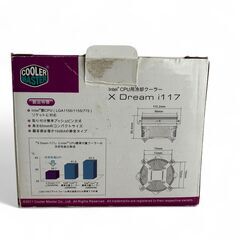 未使用 intel CPUクーラー COOLER MASTER X Dream i117の画像