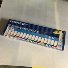 絵の具 サクラマット水彩 18色の画像
