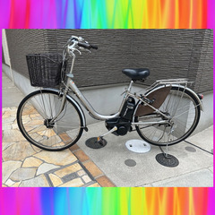 🌈特①　ヤマハ　YAMAHA 　パス　6Ah 電動自転車　電動ア...