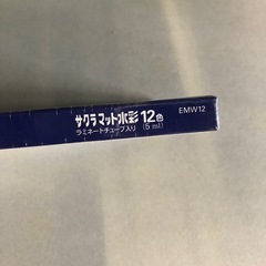 サクラマット水彩 絵の具 12色 EMW12の画像