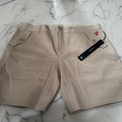 新品未使用　ジミーズチャーマー　ベージュ　ハーフパンツ　35