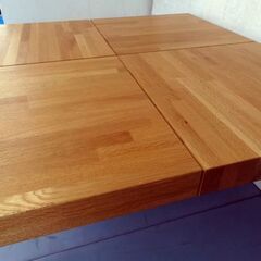リビング家具 木製センターテーブル 86×86cm  ☆札幌市白石区店頭引取り歓迎【自社配送は札幌市内限定】の画像