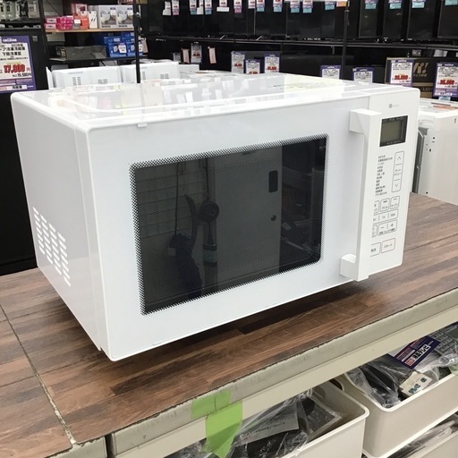 #E-34【ご来店頂ける方限定】NITORIのフラットオーブンレンジです