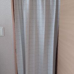リビング階段 カーテン レース ホワイト