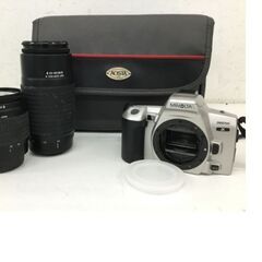 MINOLTA ミノルタ α 360si フィルムカメラ /レンズ TOKINA トキナー AF ZOOM 100-300mm/28-80mm ケース付き
