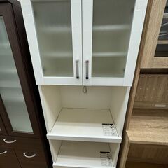 ★ジモティー割あり★KJ10083  スリム食器棚 ホワイト H...