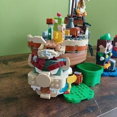 ★ジモティー割あり★クッパのひこうせんかん　LEGO　※全て揃っているかが分からない為ジャンク品です　※マリオ、ルイージは動作確認済みです。　高さ(H)--×幅 (W)--× 奥行(D)--(cm)の画像