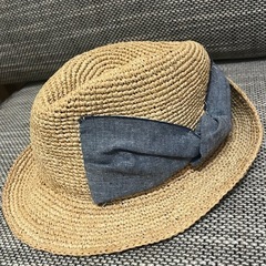 【差し上げます】麦わら帽子 帽子  キャップ　の画像