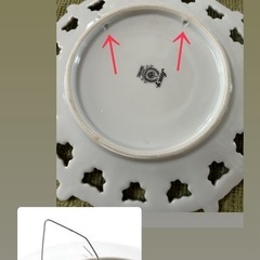 アンティーク絵皿の画像