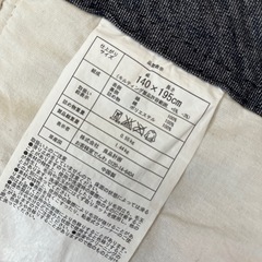 無印良品　デニムラグ　マットの画像