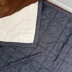 無印良品　デニムラグ　マットの画像