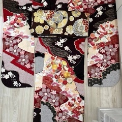 一蔵 成人式 振袖フルセット 一式　ラメ 金糸刺繍 Ｓサイズ 低身長 小柄　の画像