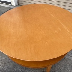 A532♠️オカムラ 円形テーブル φ900 「ローテーブル  ラウンドテーブル」の画像