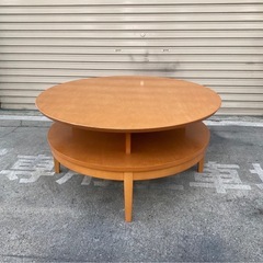 A532♠️オカムラ 円形テーブル φ900 「ローテーブル  ラウンドテーブル」の画像