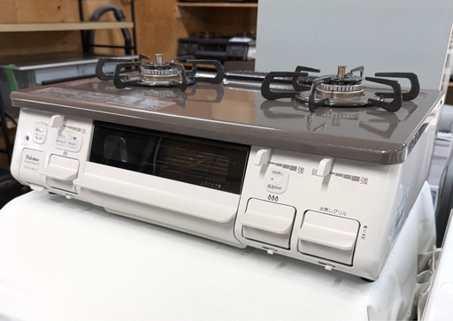 お引取り限定 21年製 パロマ LPガス用コンロ 2口ガステーブル IC-S807KHA-1R 右強火力