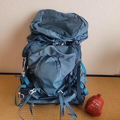 登山リュック オスプレー バックパック 70L ブルー